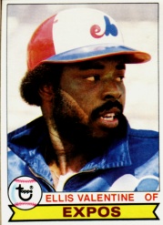1979 Topps Baseball Cards      535     Ellis Valentine